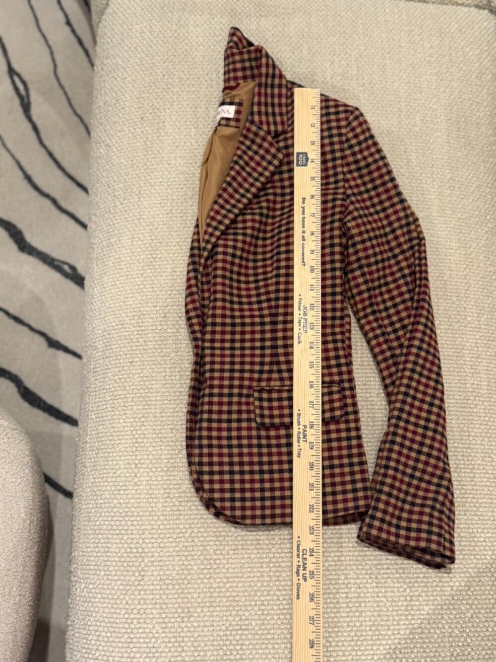 Merona Houndstooth Plaid tailored Blazer - Preppy Heritage Style - Picture 11 of 15